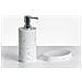 Set Da 5 Accessori Per Il Bagno Perene Terrazzo Bianco - Foto miniatura 3