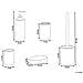Set Da 5 Accessori Per Il Bagno Perene Terrazzo Bianco - Foto miniatura 6