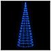 Albero di Natale a LED su Asta della Bandiera 550 LED Blu 300cm - Foto miniatura 3