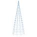 Albero di Natale a LED su Asta della Bandiera 550 LED Blu 300cm - Foto miniatura 4