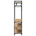 Guardaroba con cassetto rovere artigianale 89 x 39 x 184.5 cm - Foto miniatura 6
