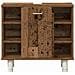 Set Mobili da Bagno 3 pz Legno Antico in Legno Multistrato - Foto miniatura 7