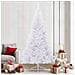 Albero di Natale artificiale Bianco 240 cm PVC e Acciaio - Foto miniatura 2