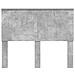 Testiera con testiera Grigio cemento 135 cm Legno multistrato - Foto miniatura 4
