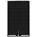 Copribidone con Ruote per Bidone Singolo Nero 69x79x117 Acciaio - Foto miniatura 4