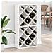 Portabottiglie 2 pcs Bianco 62 x 25 x 62 cm Pino massello - Foto miniatura 2
