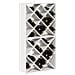 Portabottiglie 2 pcs Bianco 62 x 25 x 62 cm Pino massello - Foto miniatura 3