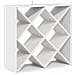 Portabottiglie 2 pcs Bianco 62 x 25 x 62 cm Pino massello - Foto miniatura 5