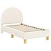 Struttura letto per bambini con testata Crema 70 x 140 cm - Foto miniatura 4