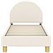 Struttura letto per bambini con testata Crema 70 x 140 cm - Foto miniatura 5