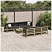 Set Divani da Giardino 8pz con Cuscini Legno Impregnato di Pino - Foto miniatura 3