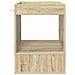 Tavolino 2 pcs Rovere Sonoma 40 x 40 x 56 cm Legno multistrato - Foto miniatura 6