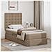Letto con contenitore e LED con led Cappuccino 100 x 200 cm - Foto miniatura 2