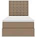 Letto con contenitore e LED con led Cappuccino 100 x 200 cm - Foto miniatura 8