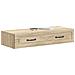 Tavolino da Parete Laterale Rovere Sonoma 87,5 x 34,5 x 17 cm - Foto miniatura 2