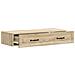 Tavolino da Parete Laterale Rovere Sonoma 87,5 x 34,5 x 17 cm - Foto miniatura 3