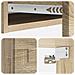Tavolino da Parete Laterale Rovere Sonoma 87,5 x 34,5 x 17 cm - Foto miniatura 7