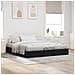 Letto ottomano Nero King size Velluto - Foto miniatura 4