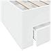 Struttura del letto con cassetto Bianco Legno ingegnerizzato - Foto miniatura 6
