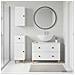 Set di armadietti da bagno in 3 pezzi ALKMAAR Bianco Lucido - Foto miniatura 5