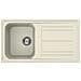 Lavello LZ861P 1 Vasca con Gocciolatoio Dimensioni 86 x 50 cm Colore Panna Serie Rigae - Foto miniatura 3