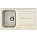 Lavello LZ861P 1 Vasca con Gocciolatoio Dimensioni 86 x 50 cm Colore Panna Serie Rigae - Foto miniatura 6