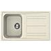 Lavello LZ861P 1 Vasca con Gocciolatoio Dimensioni 86 x 50 cm Colore Panna Serie Rigae - Foto miniatura 4