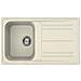Lavello LZ861P 1 Vasca con Gocciolatoio Dimensioni 86 x 50 cm Colore Panna Serie Rigae - Foto miniatura 1