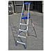 Scala alluminio evolution 8 gradini doppia - Foto miniatura 1