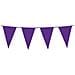 Ghirlanda Con Bandierine Di Colore Viola Taglia Unica - Foto miniatura 1