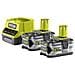 Confezione 2 Batterie 18v Oneplus 5.0ah Lithiumplus - 1 Caricabatterie Rapido 2.0ah Rc18120-250 - Foto miniatura 1
