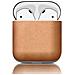 Cover Custodia Airpods 1 E 2 Vera Pelle Ricarica Wireless Nomad Color Cammello - Foto miniatura 2