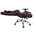 Sedia Ufficio Massaggiante E Riscaldata Limit XM in Tessuto I Poltrona Racing Scrivania Schienale Reclinabile I Poltrona Relax Gamer Nero / Rosso - Foto miniatura 5