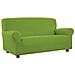 Copridivano Elasticizzato Antimacchia Con Braccioli Sagomati Made In Italy - 2 Posti Estensibile Da 100 A 150 Cm Verde Chiaro - Foto miniatura 1