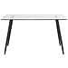 Tavolo Da Pranzo In Vetro Trasparente / Nero 140 X 80 Cm Midland - Foto miniatura 11