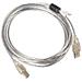 Ca-usba-12cc-0030-tr Usb Kabel 3 M 2.0 Usb B Transparent (ca-usba-12cc-0030-tr)  - Foto miniatura 2