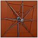 Ombrellone a 4 Livelli Palo in Alluminio Terracotta 250x250 cm - Foto miniatura 3