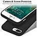 Custodia Compatibile Con Apple Iphone 8 Plus / 7 Plus / 7s Plus In Liquid Nero - Coperchio Protettivo In Silicone Tpu Flessibile - Foto miniatura 4