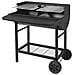 Barbecue A Carbonella 71x35,5 Cm Con Carrello - Smoker One - Foto miniatura 2