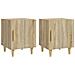 Comodini 2 Pz Rovere Sonoma In Legno Multistrato - Foto miniatura 1
