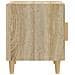 Comodini 2 Pz Rovere Sonoma In Legno Multistrato - Foto miniatura 4