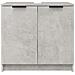 Mobile Bagno Grigio Cemento 64,5x33,5x59cm In Legno Multistrato - Foto miniatura 6