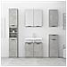 Mobile Bagno Grigio Cemento 64,5x33,5x59cm In Legno Multistrato - Foto miniatura 8