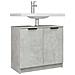 Mobile Bagno Grigio Cemento 64,5x33,5x59cm In Legno Multistrato - Foto miniatura 10