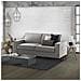 Divano Letto Abigail, Divano A 2 Posti Large, 100% Made In Italy, Sofà Soggiorno Con Apertura Girevole, In Tessuto Imbottito, Con Braccioli Standard, Cm 200x95h90, Grigio - Foto miniatura 1