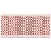Tappeto Passatoia Tessuto Jacquard Linea Emozioni Dis. Zig Zag Twist Rosso 57x400 Rosso - Foto miniatura 1
