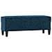 Panca Blu 100x35x41 Cm In Velluto - Foto miniatura 2