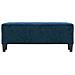 Panca Blu 100x35x41 Cm In Velluto - Foto miniatura 3