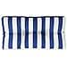 Cuscino Per Pallet Strisce Bianche E Blu 70x40x12 Cm In Tessuto - Foto miniatura 2