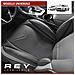 Coprisedili Per Auto Rey Nero /grigio - Foto miniatura 3
